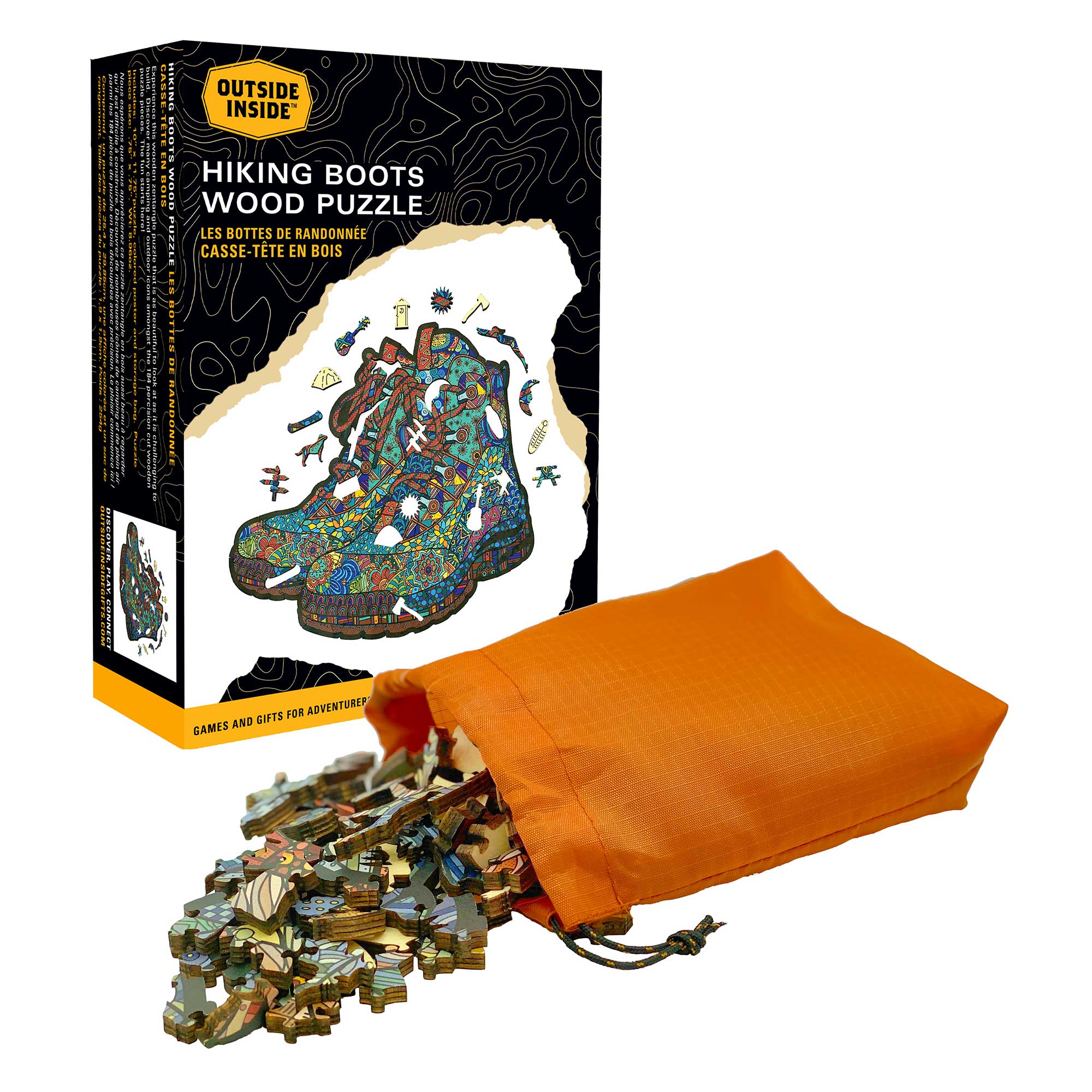 GSI Outdoors Hiking Boots puzzle lemn 188 piese