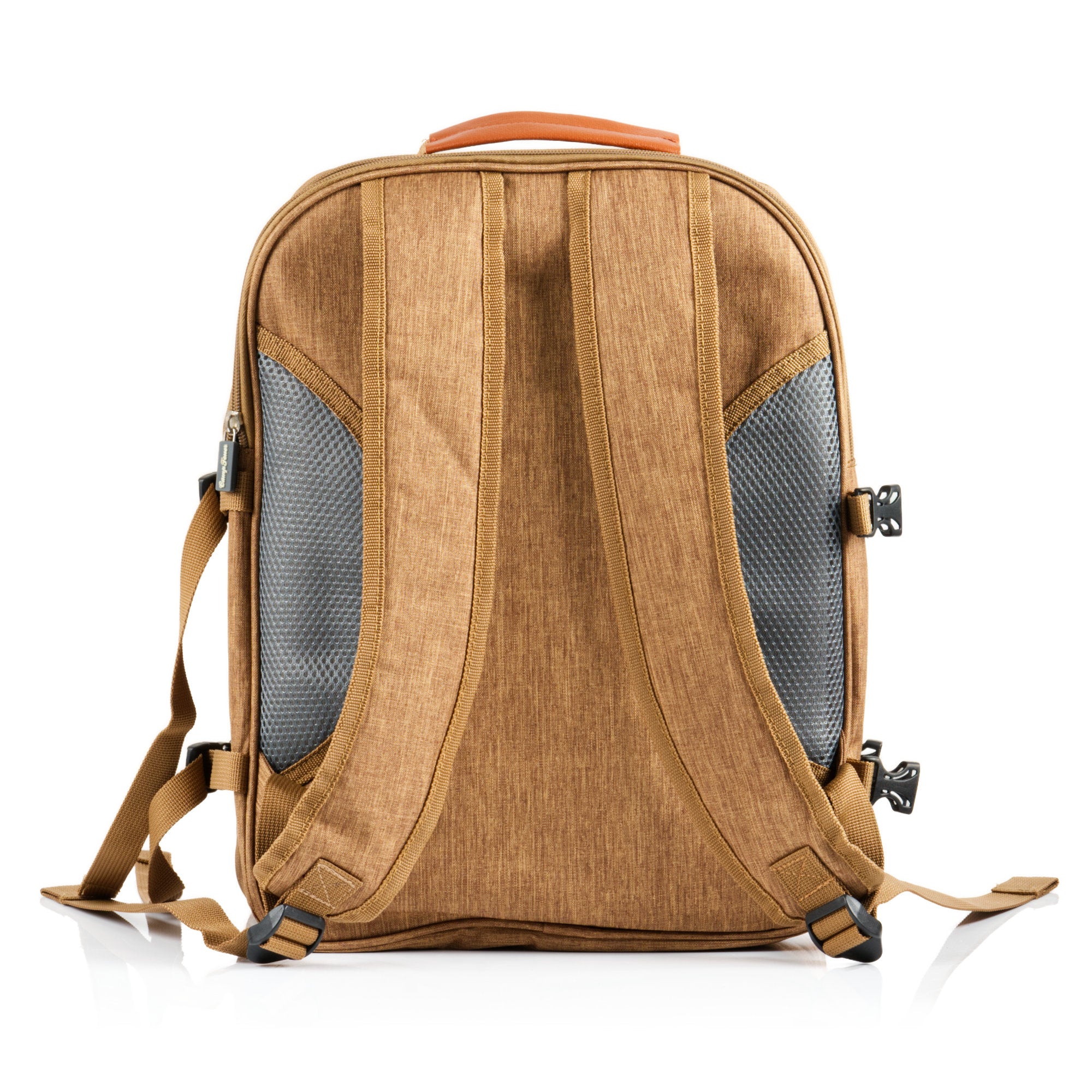 CampFeuer Rucsac picnic 4 persoane 32 piese maro patura