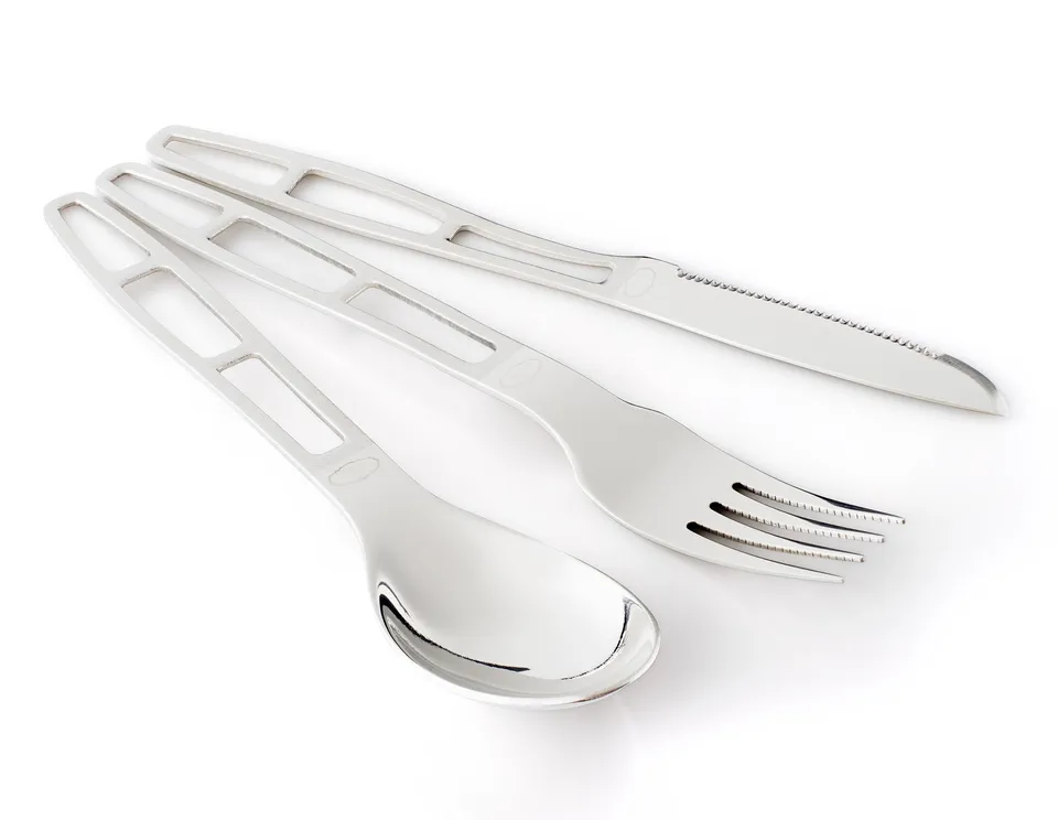 GSI Glacier Stainless set tacamuri camping inox 3 piese
