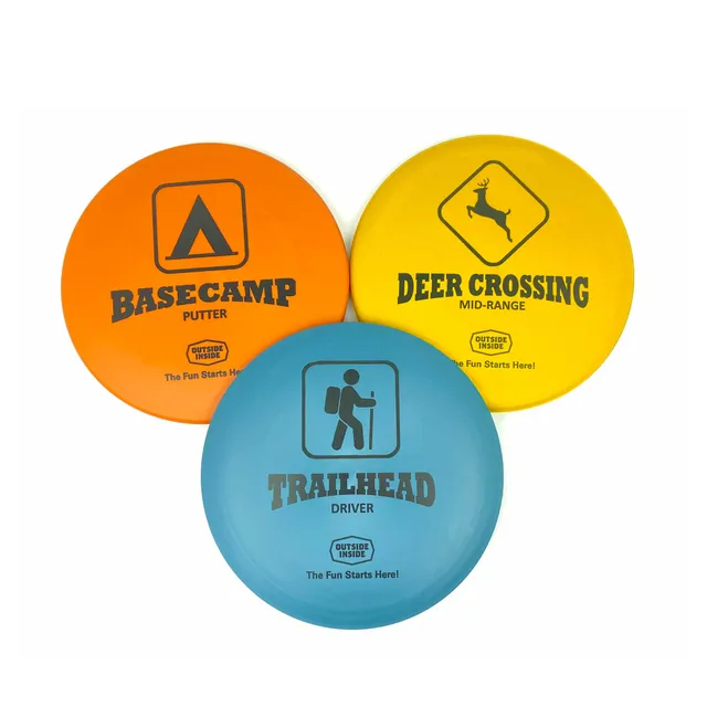 GSI Outdoors Disc Golf Starter set discuri 3 bucăți grip
