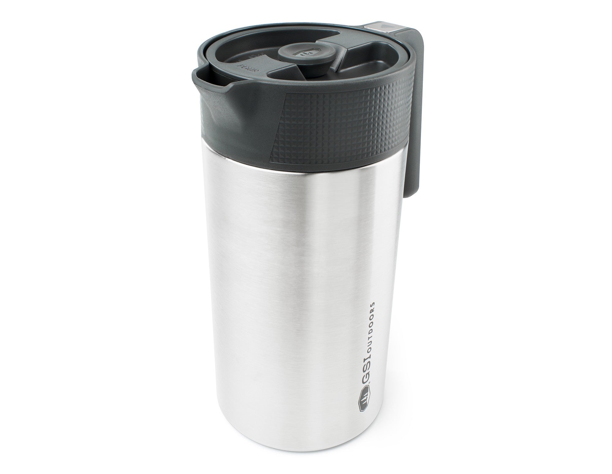 GSI Outdoors Glacier JavaPress presa cafea inox neagra