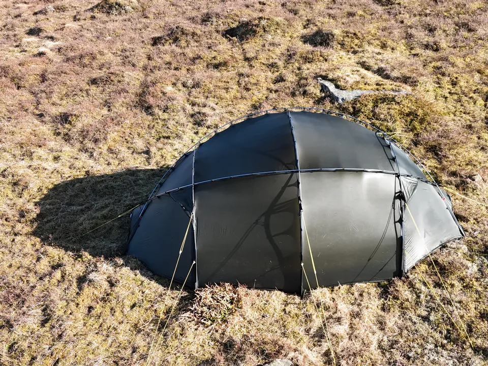 Nortent Vern 3 cort 3 persoane armygreen cu cos soba
