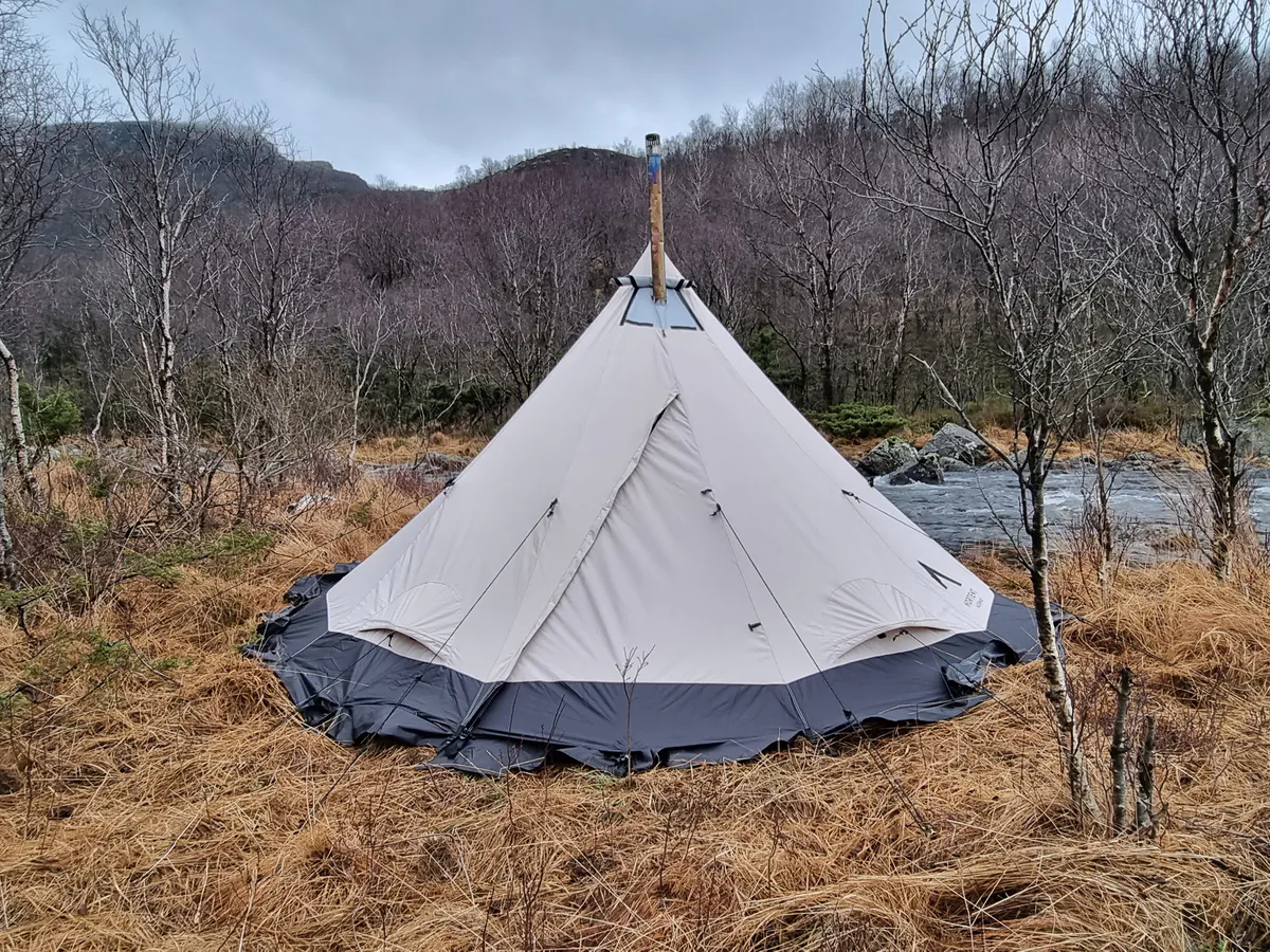 Nortent Lavvo 6 PC cort tipi 6 pers polycotton soba