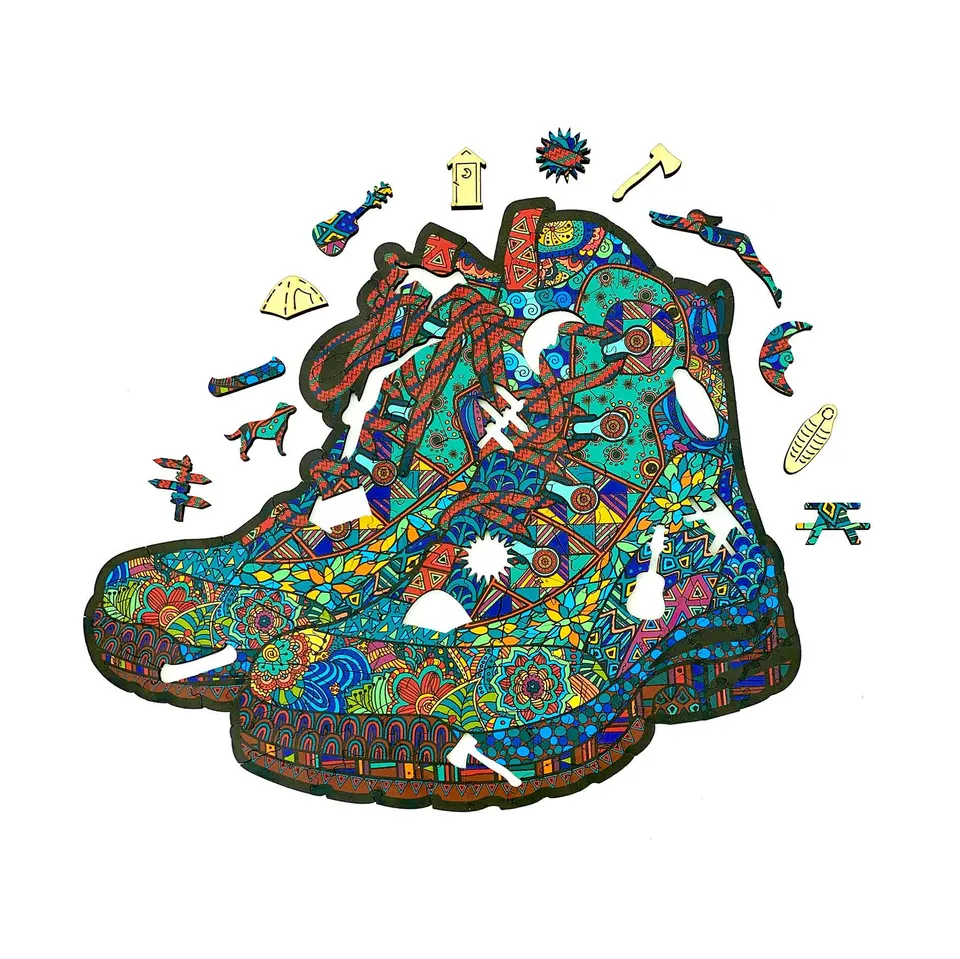 GSI Outdoors Hiking Boots puzzle lemn 188 piese