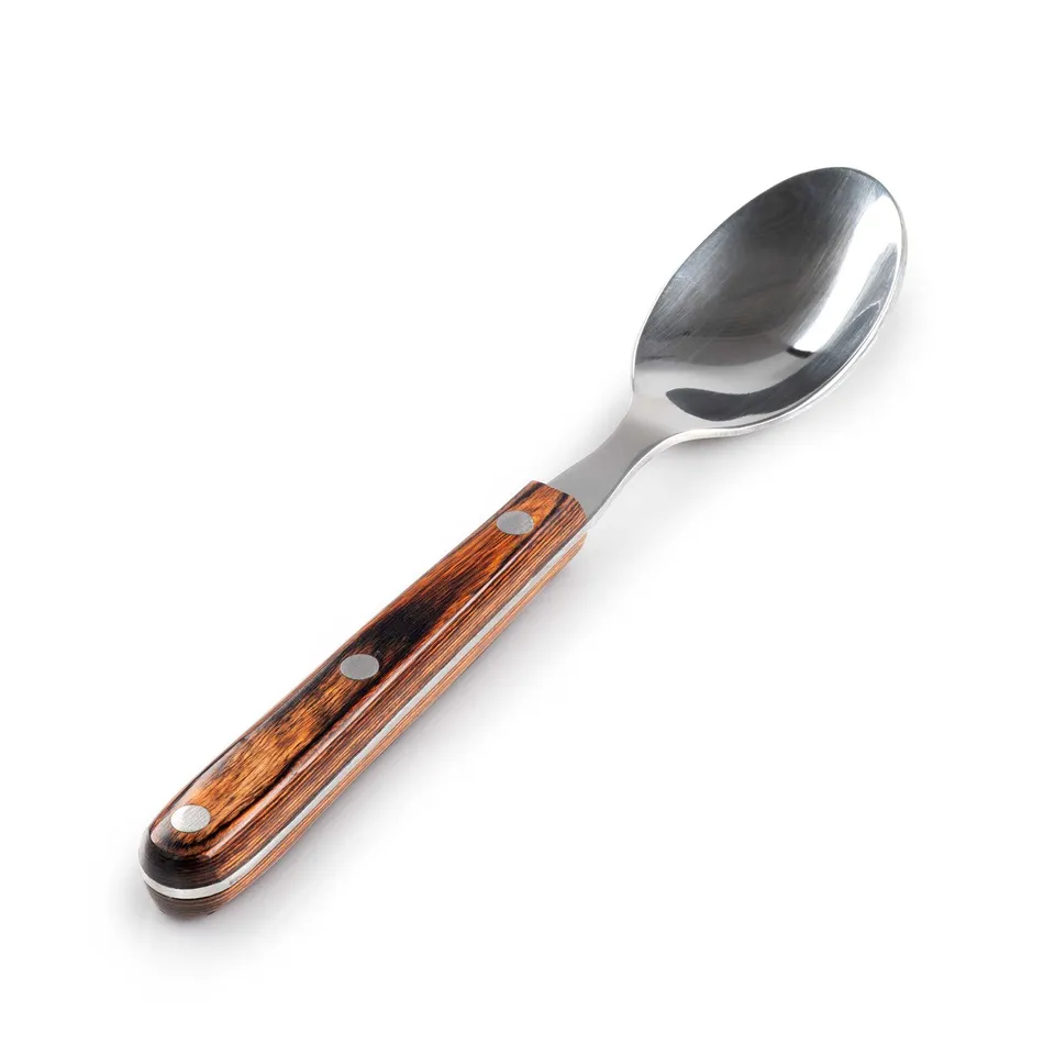 GSI Outdoors Rakau lingura masa inox cu maner lemn