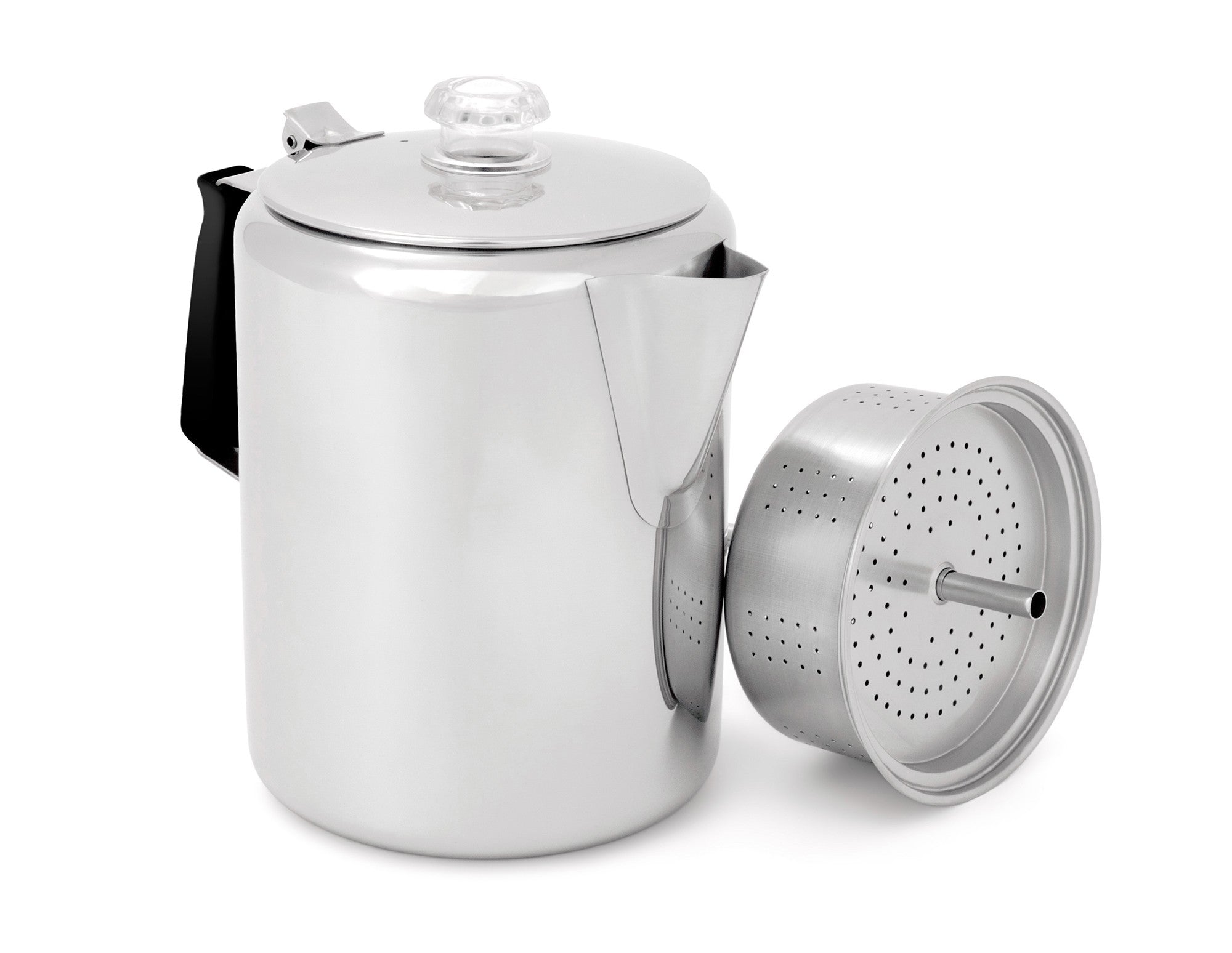 GSI Outdoors Glacier percolator cafea inox 6 cesti