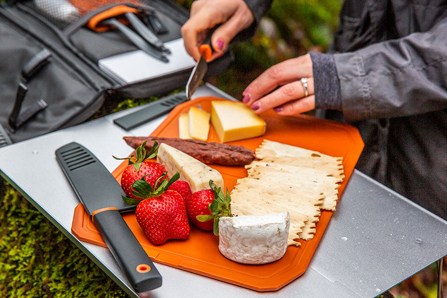 GSI Outdoors Santoku set cuțite camping cu husă