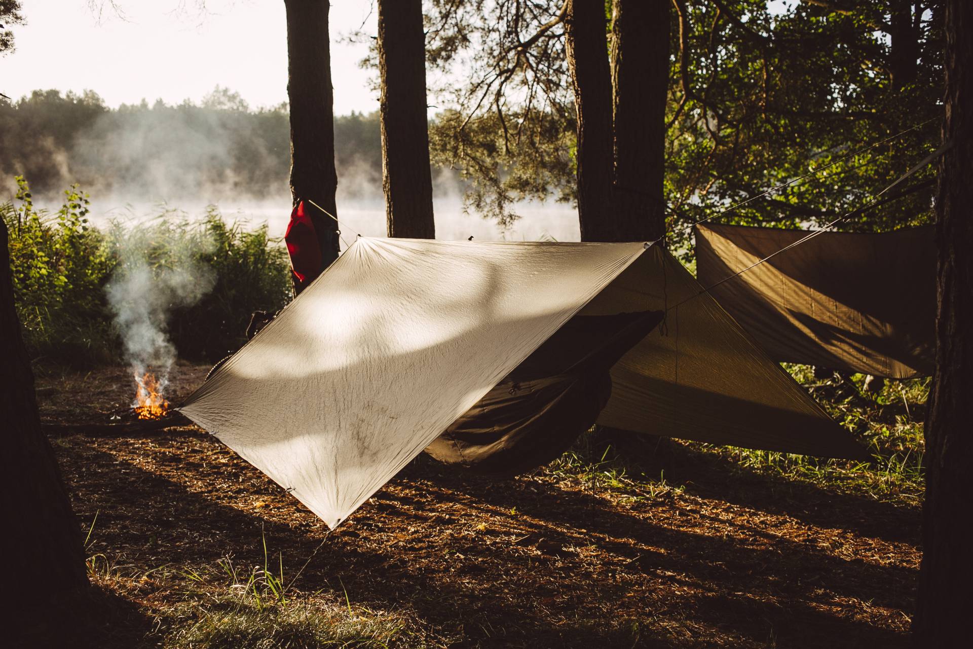 Lesovik Groza Mayfly Green tarp hamac 300x300 6000 mm