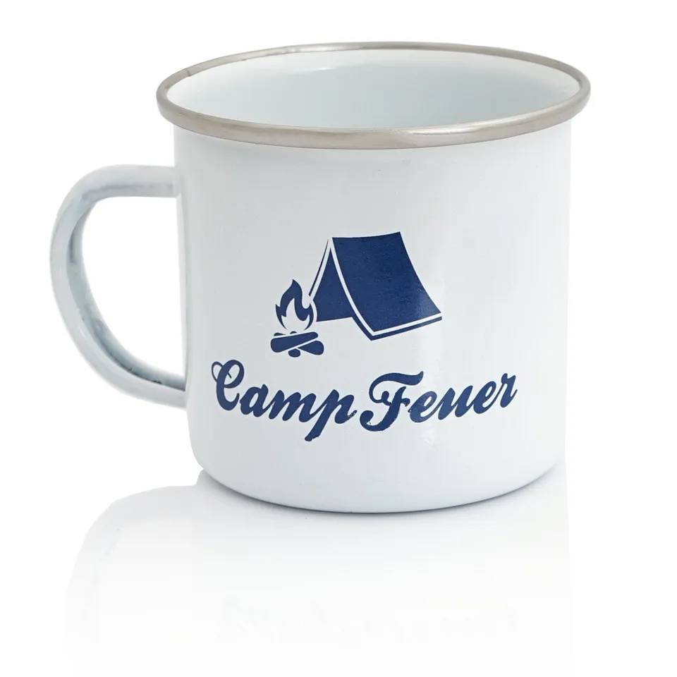 CampFeuer cana emailata 350 ml camping 1 bucata