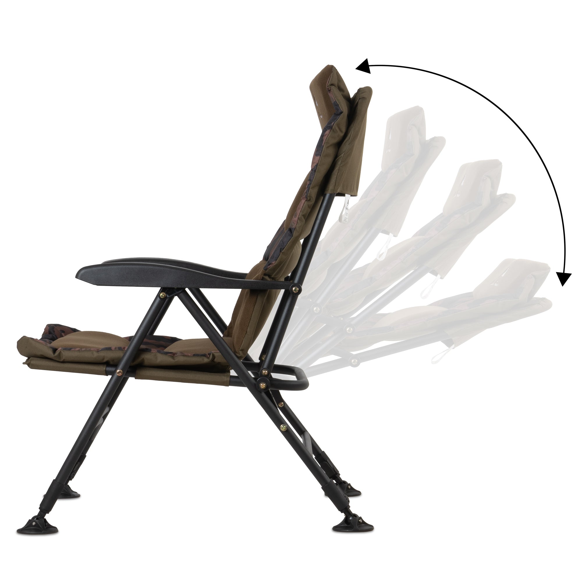 CampFeuer Angelstuhl scaun pescuit camuflaj maro pliabil