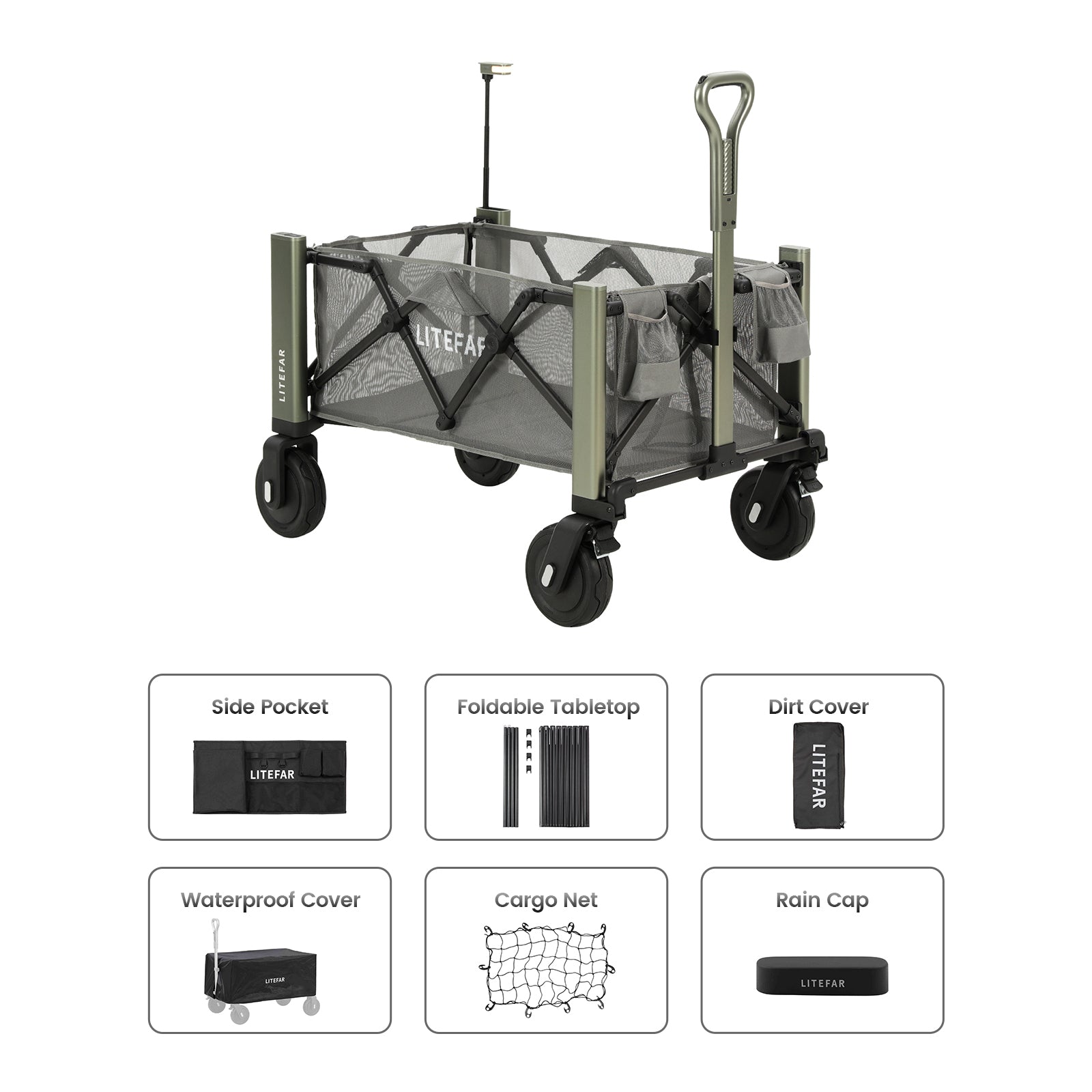 LITEFAR H1 Smart Wagon carucior electric 150L 150 kg