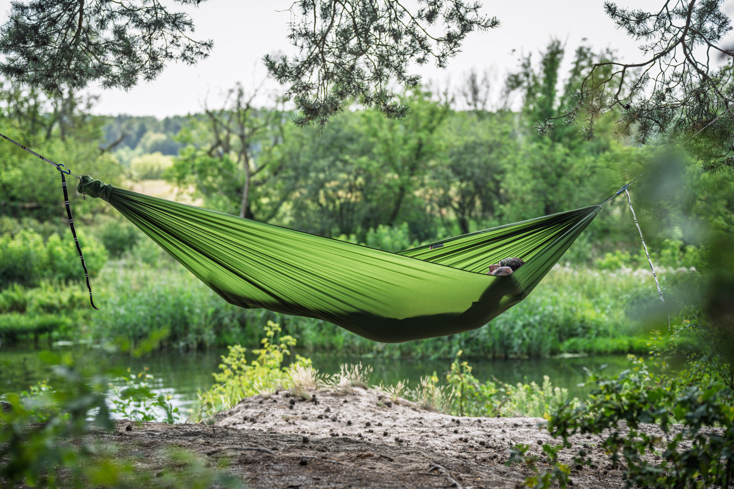 Lesovik Bystry Treetop Green hamac camping 250 kg