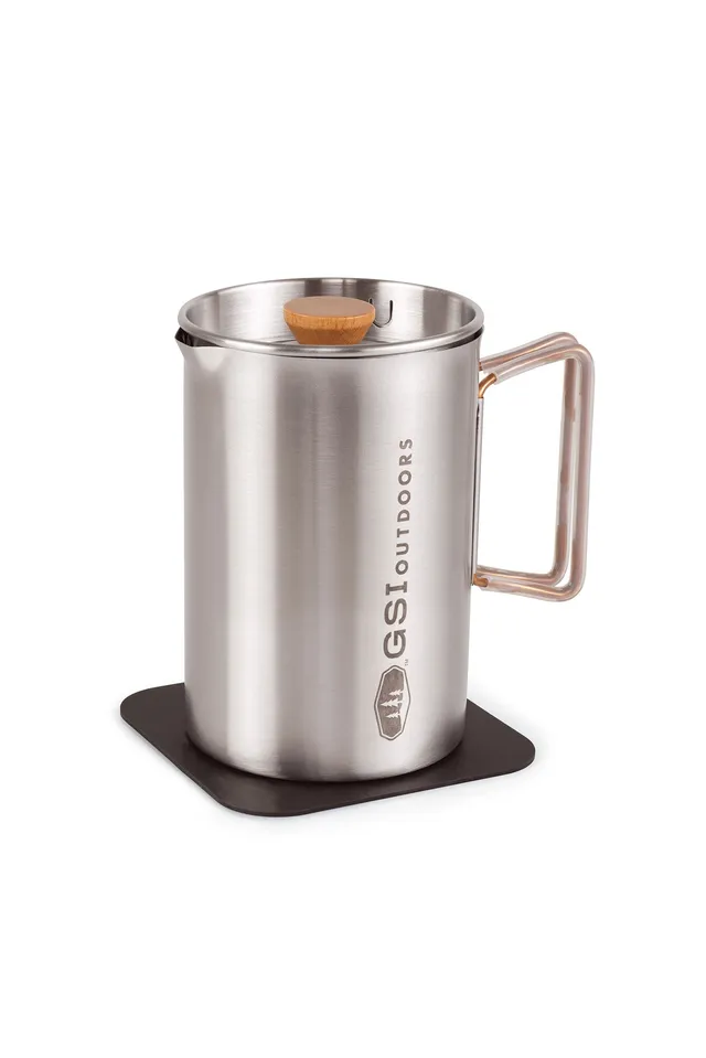 GSI Outdoors Glacier Javapress presă cafea inox