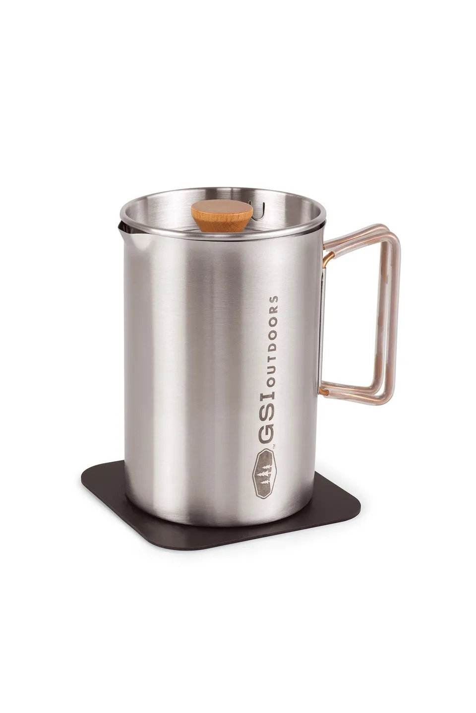 GSI Outdoors Glacier Javapress presă cafea inox