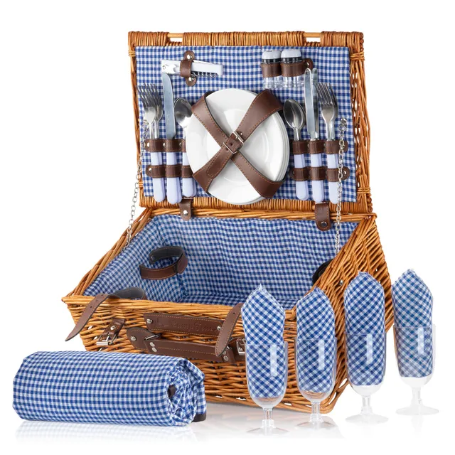 CampFeuer Coș Picnic 4 Persoane 29 Piese