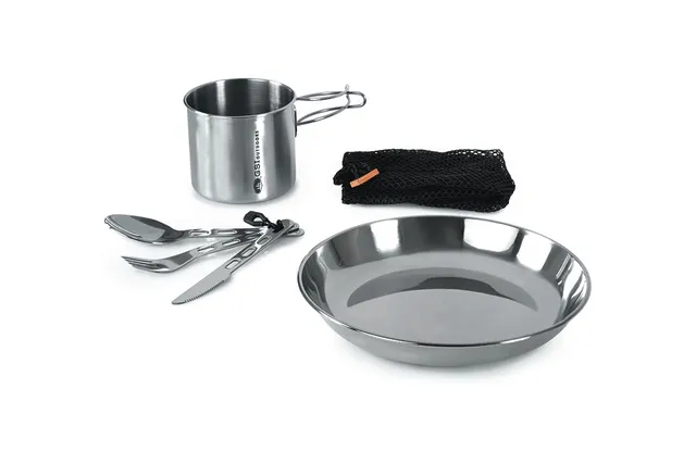 GSI Outdoors Glacier Stainless set vesela 1 persoana