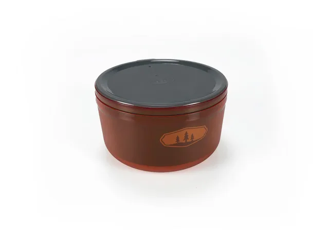 GSI Outdoors Halulite cana + bol camping portocaliu 414 ml