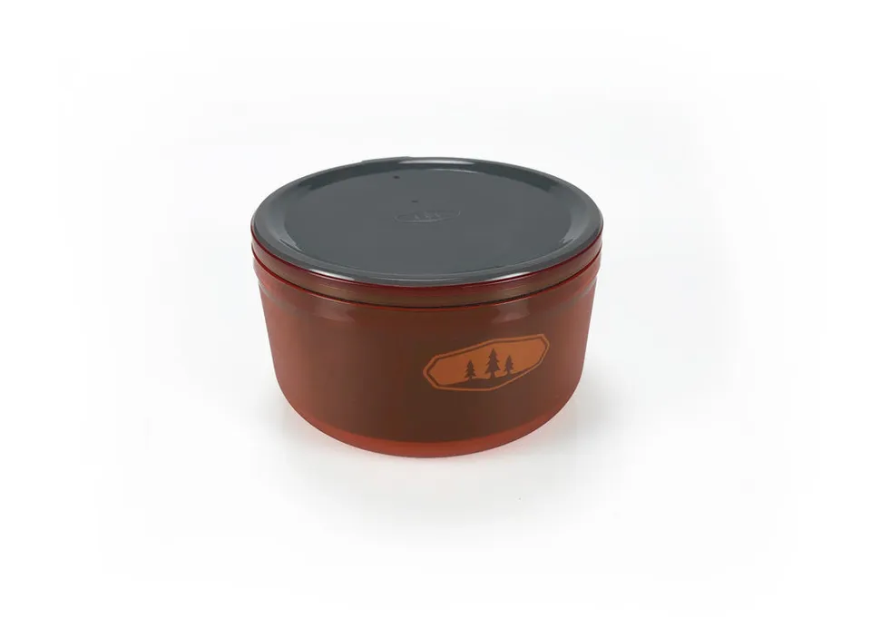 GSI Outdoors Halulite cana + bol camping portocaliu 414 ml