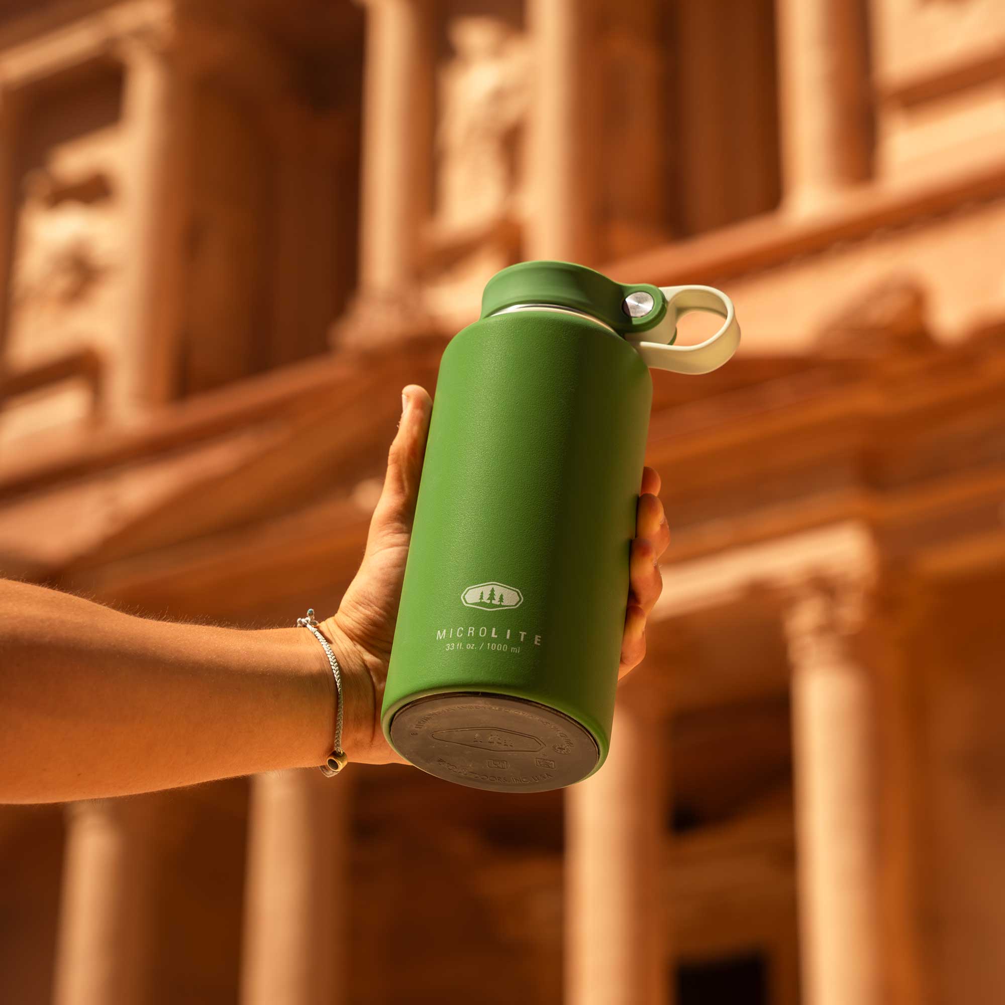 GSI Outdoors MicroLite 1000 Twist bidon termic 1L Jade