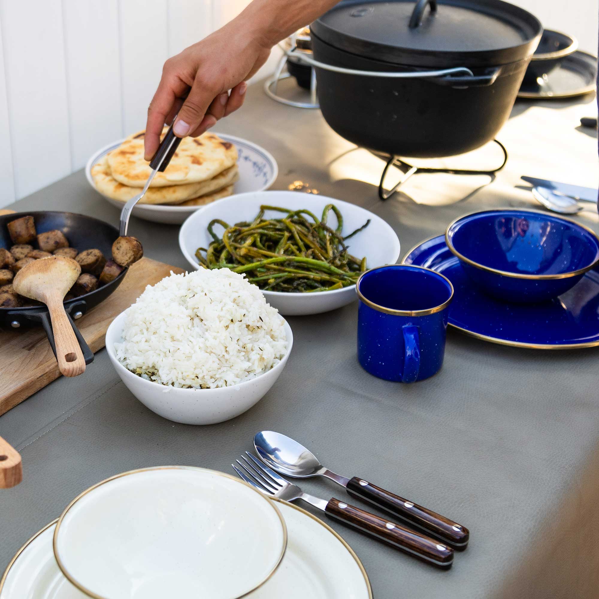 GSI Outdoors Mesa Tableset emailat 2 persoane