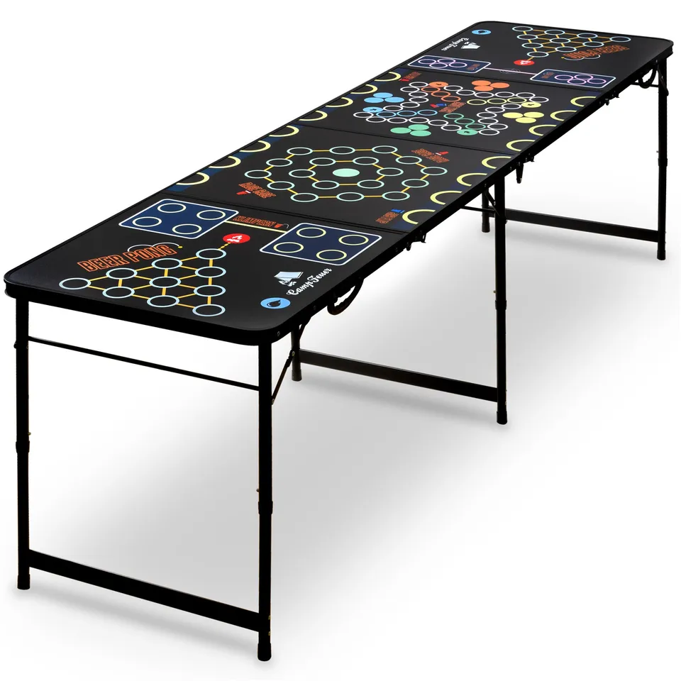 CampFeuer masa beer pong 6in1 pliabila MDF