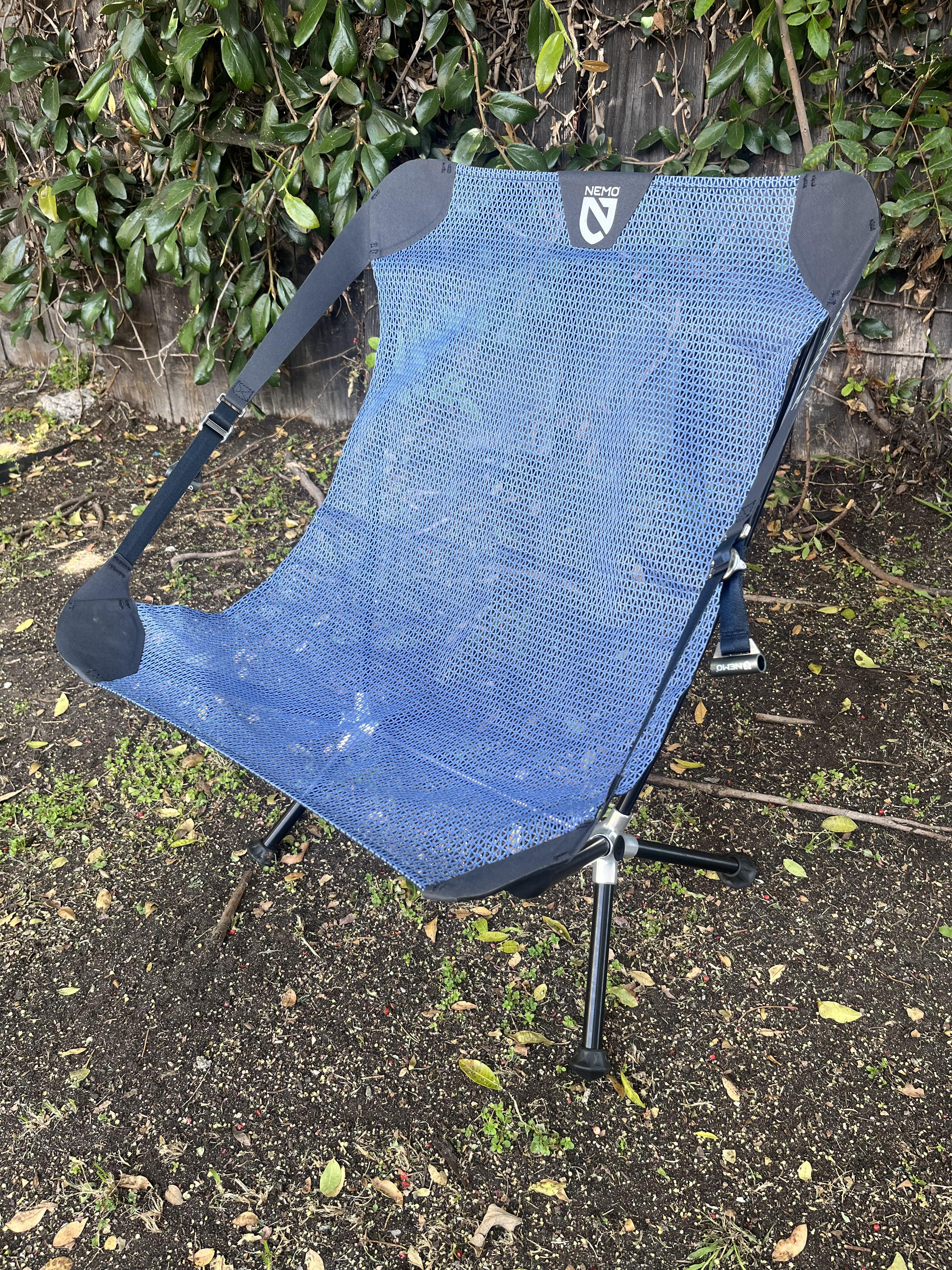 Nemo Moonlite scaun camping reclinabil Smokey Olive pliabil