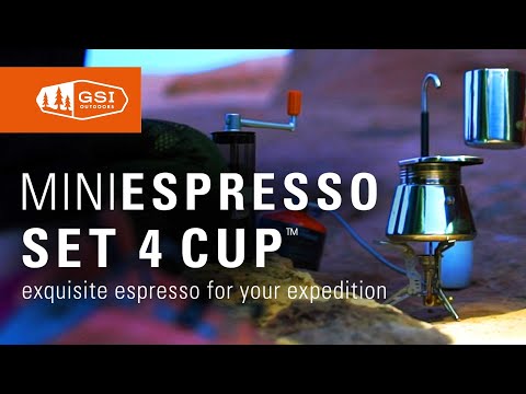 GSI Outdoors MiniEspresso espressor camping 4 cesti