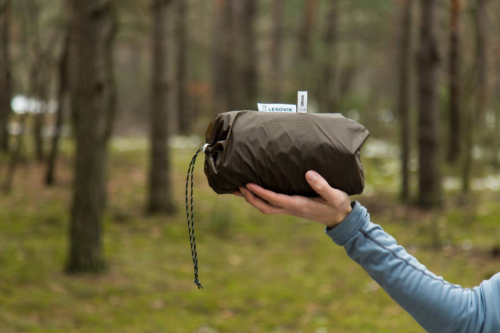 Lesovik Groza Mayfly Green tarp hamac 300x300 6000 mm