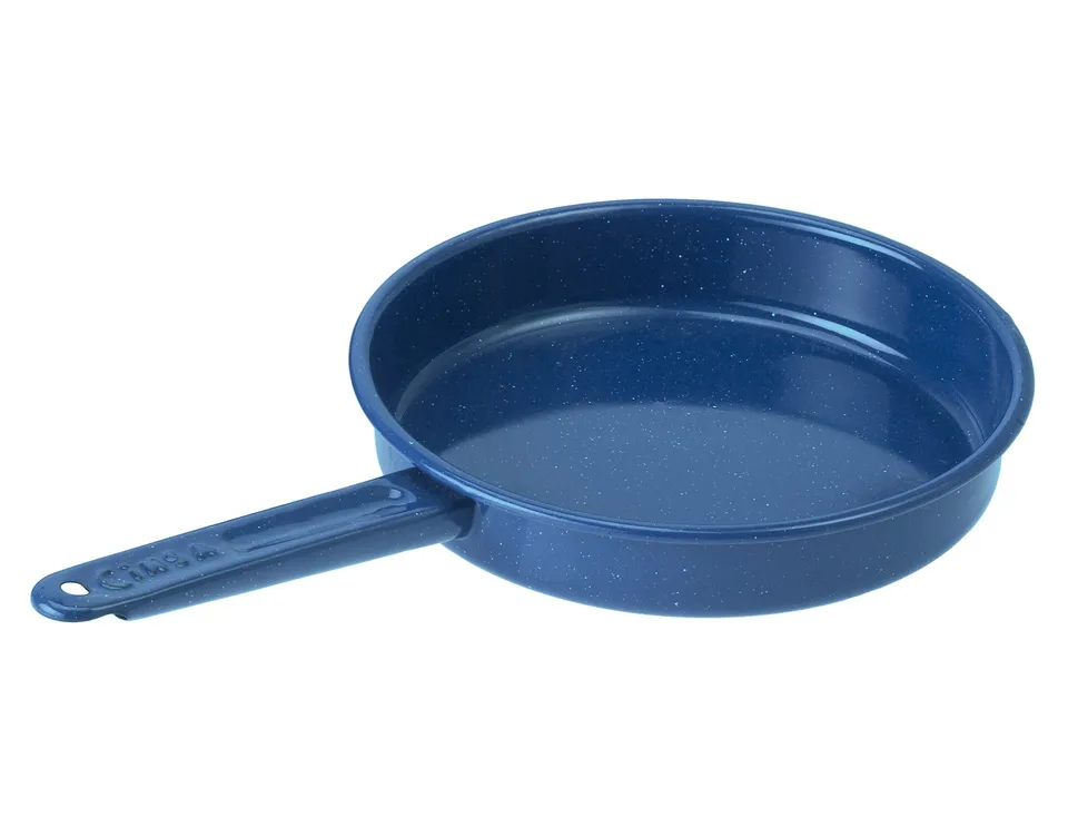 GSI Outdoors Enamelware Frypan tigaie albastră