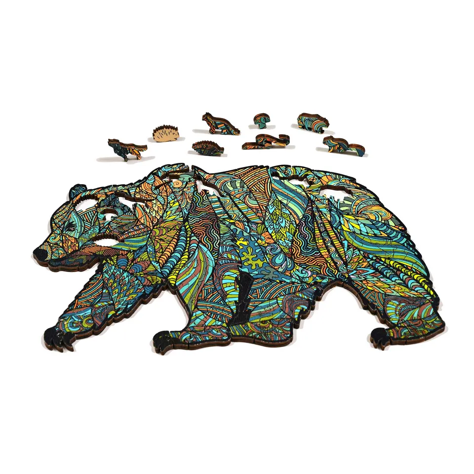 GSI Outdoors Grizzly Bear puzzle lemn 188 piese