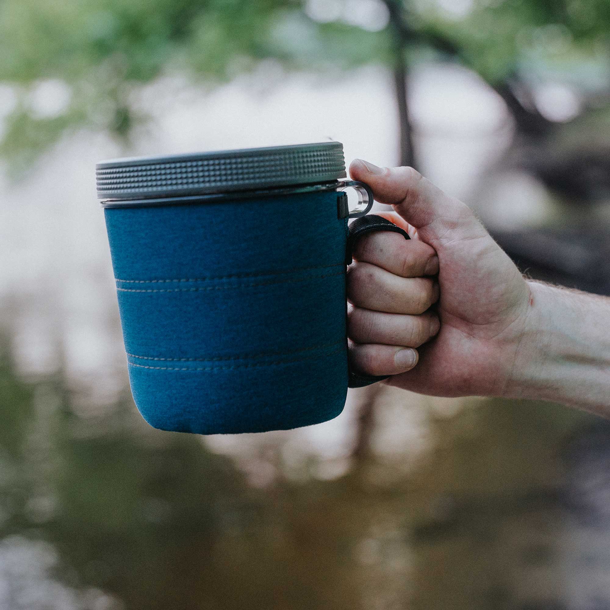 GSI Outdoors Fairshare Mug II cana camping gradata cu maneca