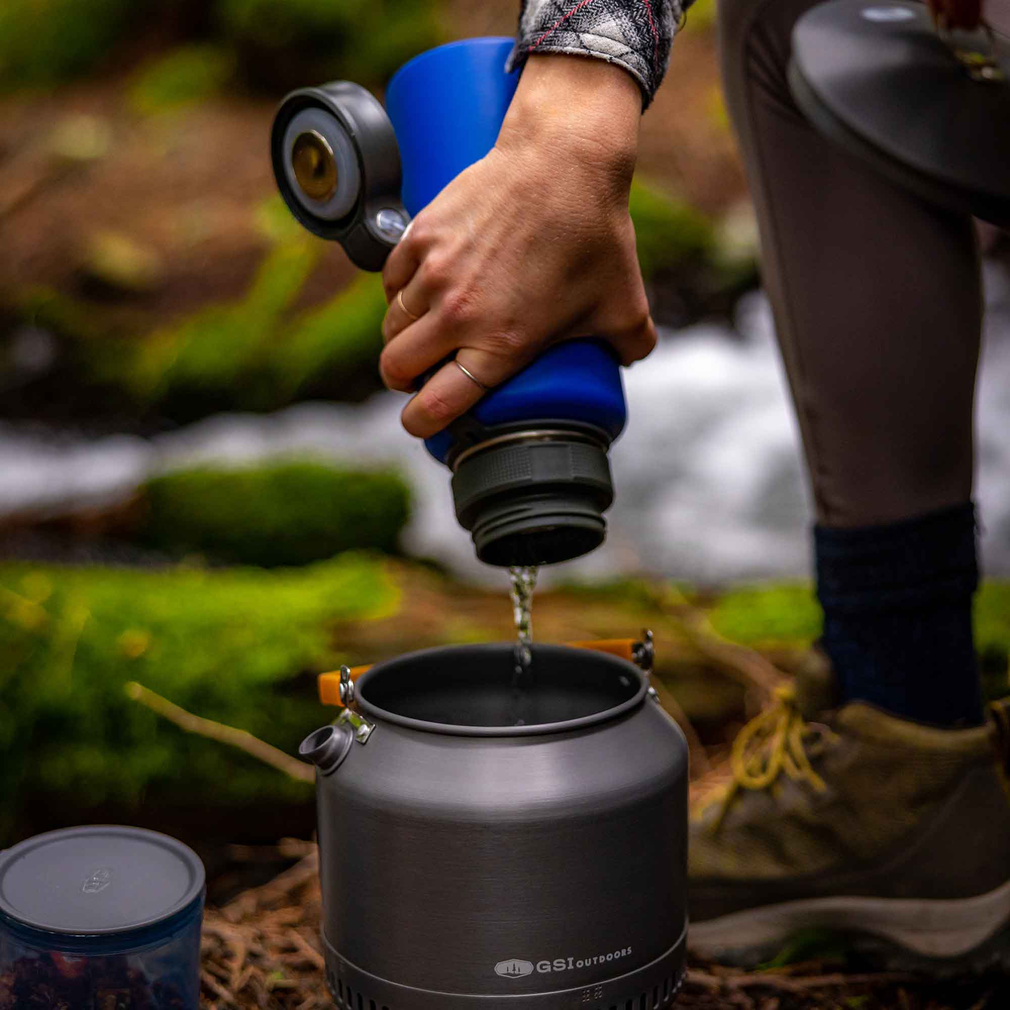 GSI Outdoors H2JO filtru cafea bidon gura larga inox