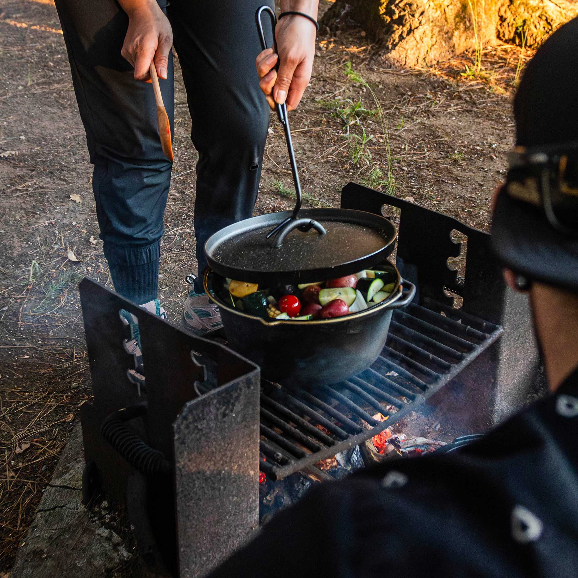 GSI Outdoors Guidecast Dutch Oven Fonta 5QT 7QT Usor