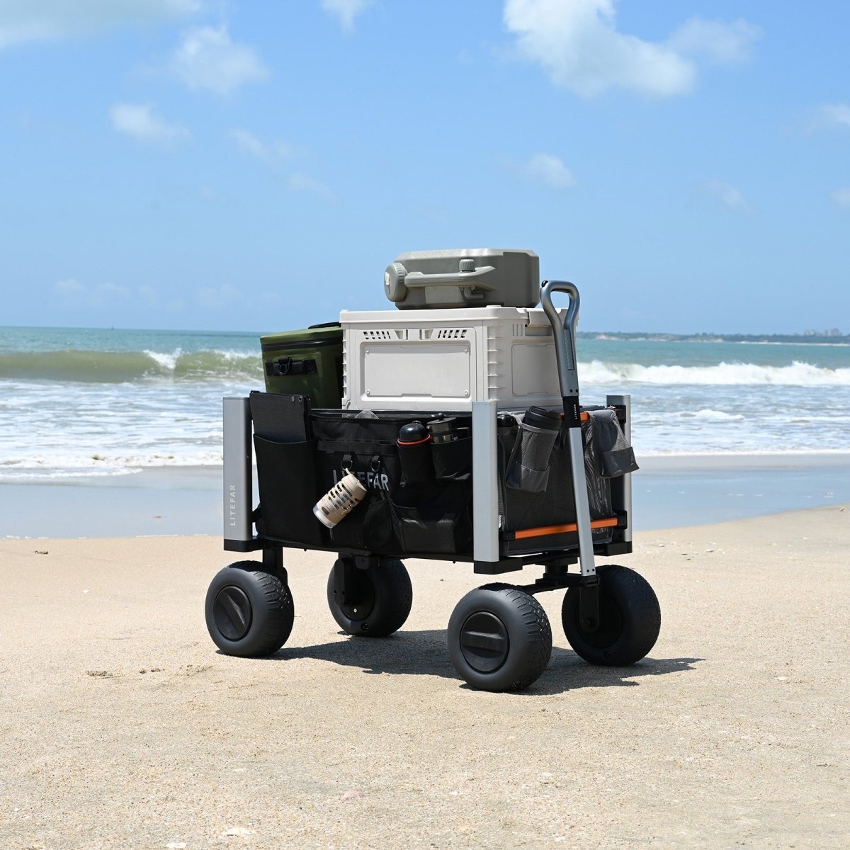 LITEFAR B1 Electric Beach Wagon cărucior electric plajă 150L