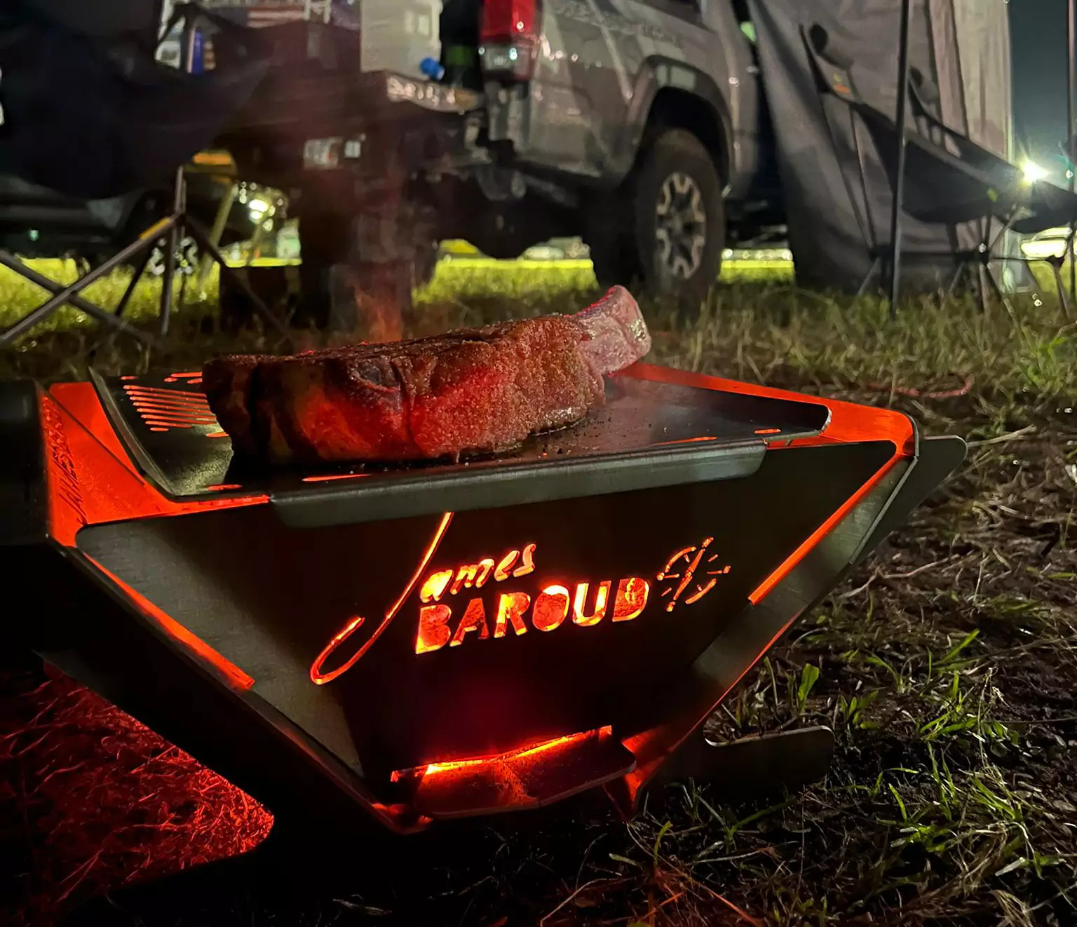James Baroud Barbecue gratar camping portabil