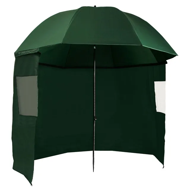 CampFeuer umbrela pescuit verde 2,4 m cu paravant