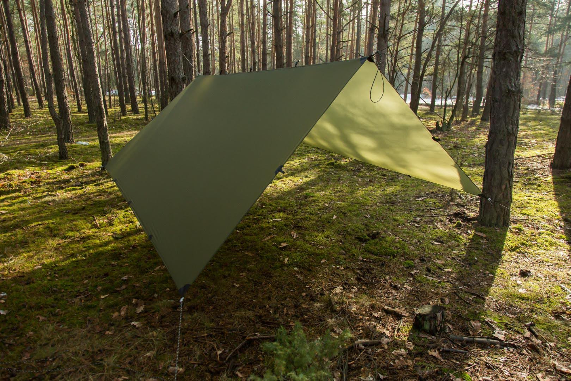 Lesovik Groza Mayfly Green tarp hamac 300x300 6000 mm