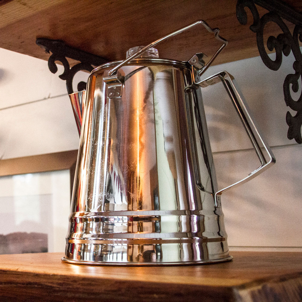 GSI Outdoors Glacier Percolator ibric inox 8 cesti