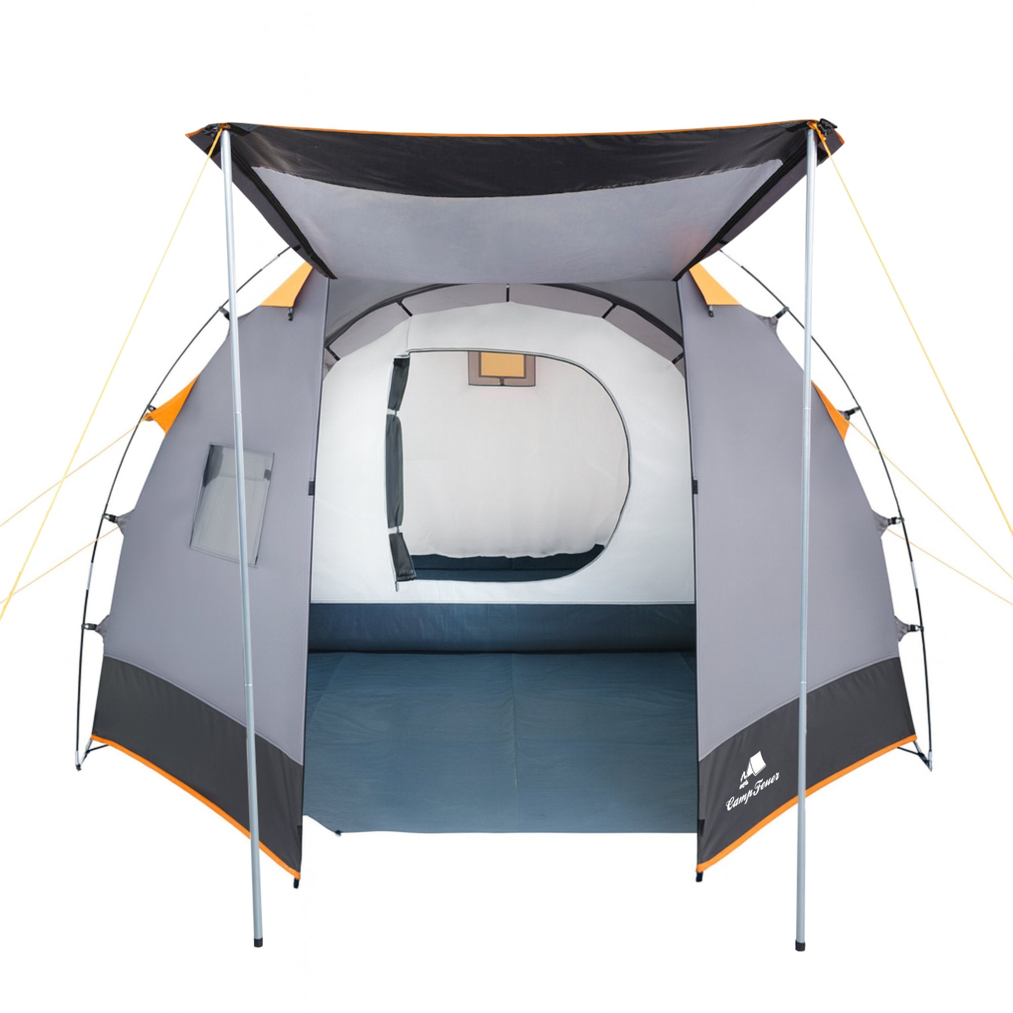 CampFeuer Super+ cort tunel 4 persoane gri 3000 mm