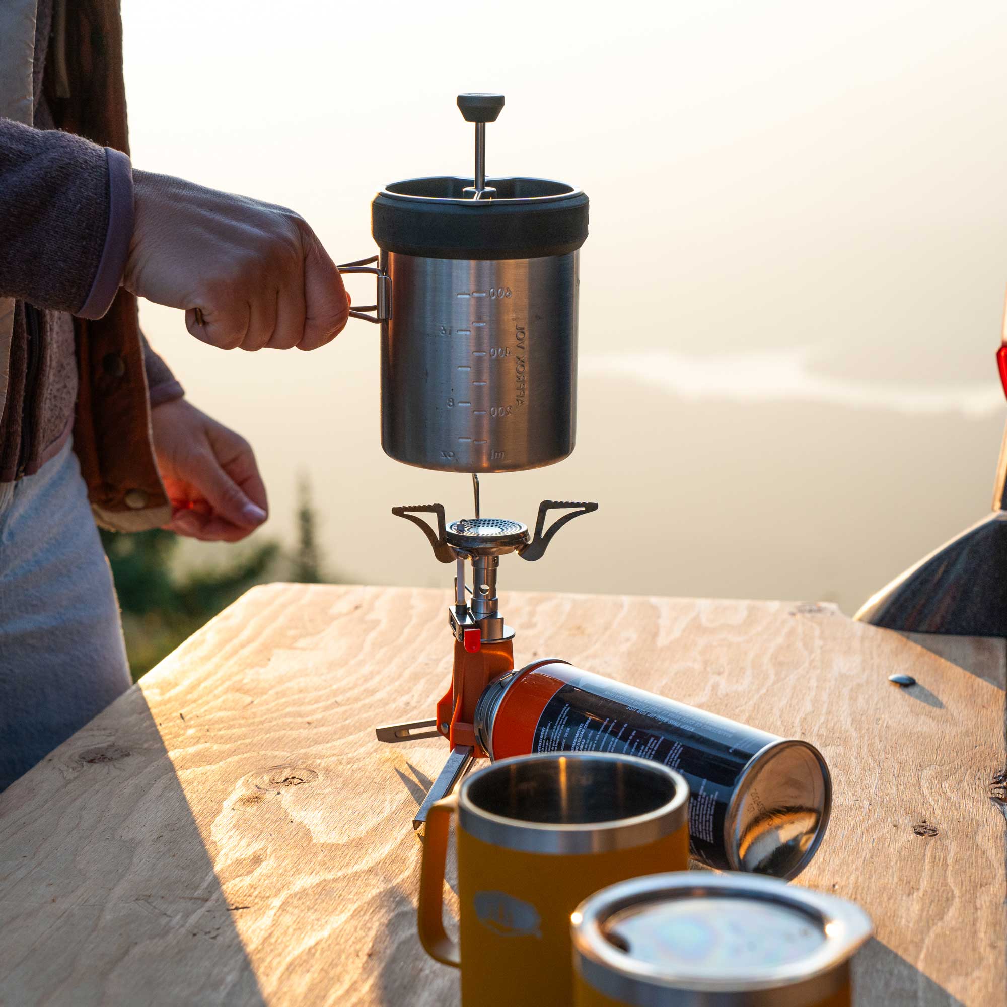 GSI Outdoors adaptor butan-izobutan aragaz camping