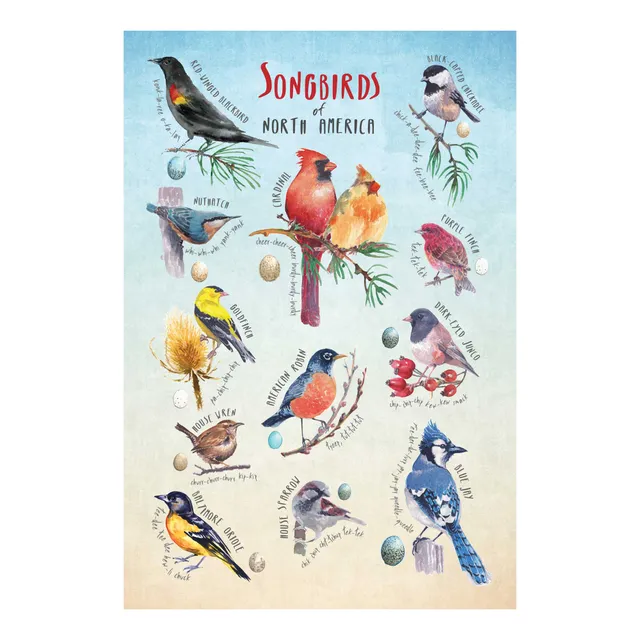 GSI Outdoors Songbirds Mini puzzle 150 piese buzunar
