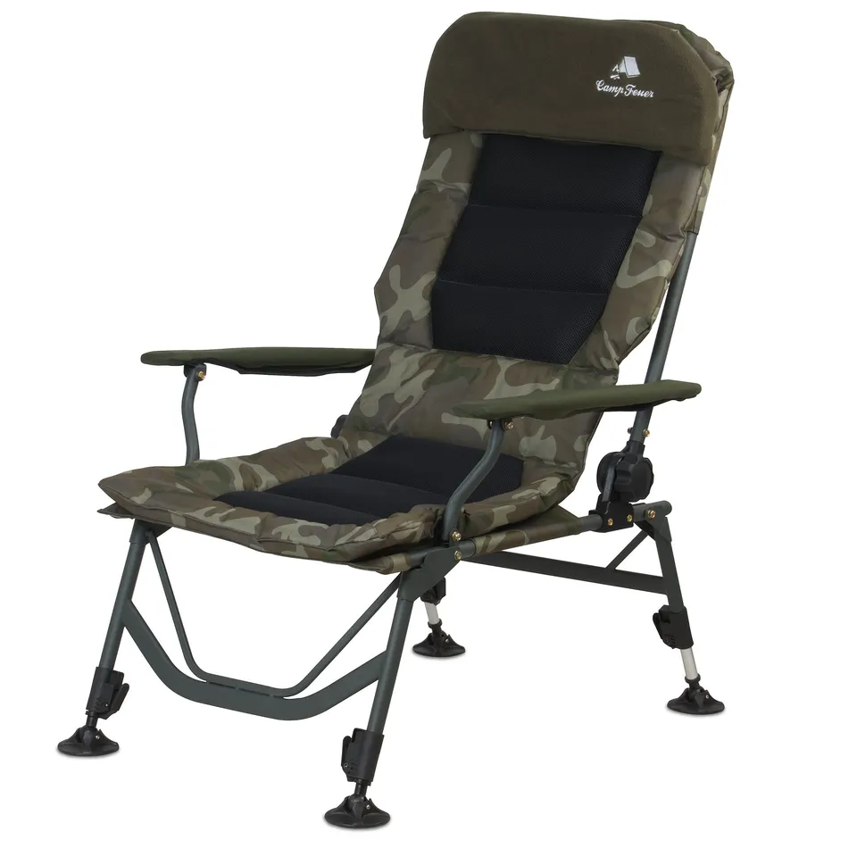 CampFeuer Scaun pescuit camuflaj 150 kg pliabil