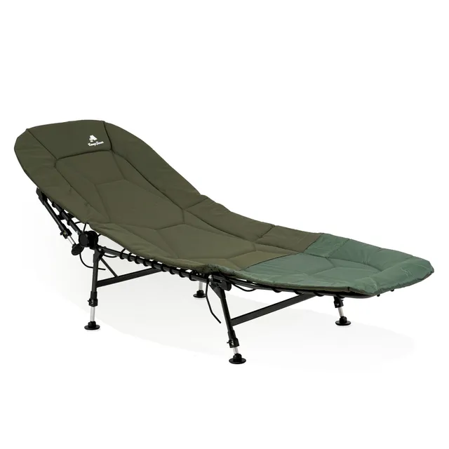 CampFeuer XXL pat pescuit 210x75 cm reglabil 6 picioare