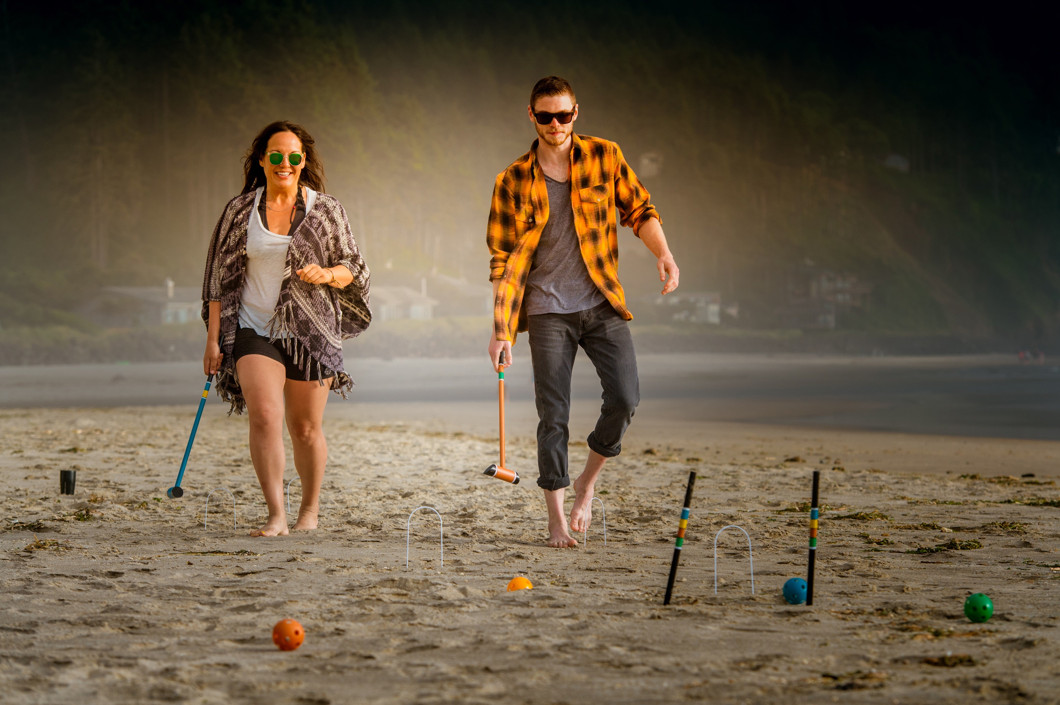 GSI Outdoors Freestyle joc exterior croquet-golf 2-4 jucatori