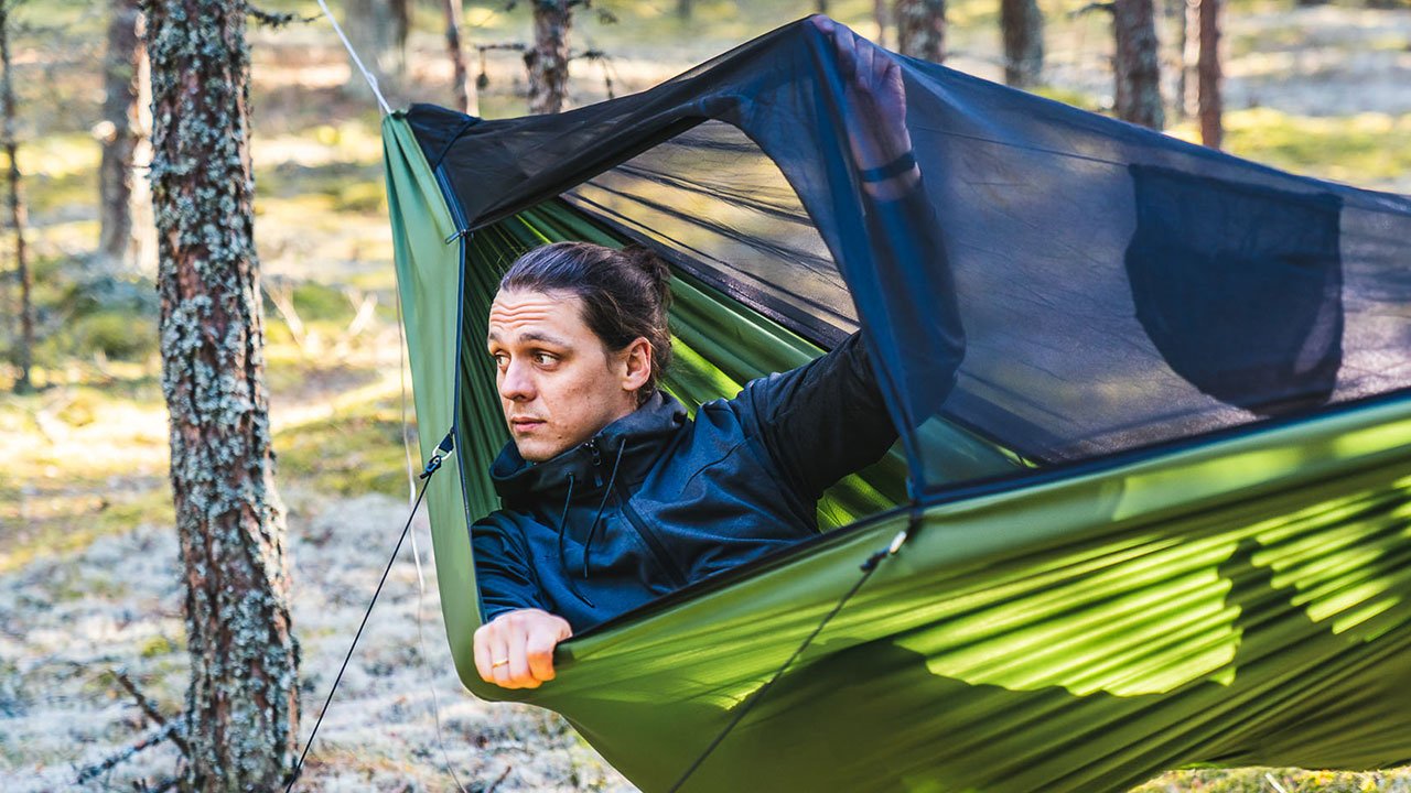 Lesovik Draka Treetop Green hamac cu plasa tantari