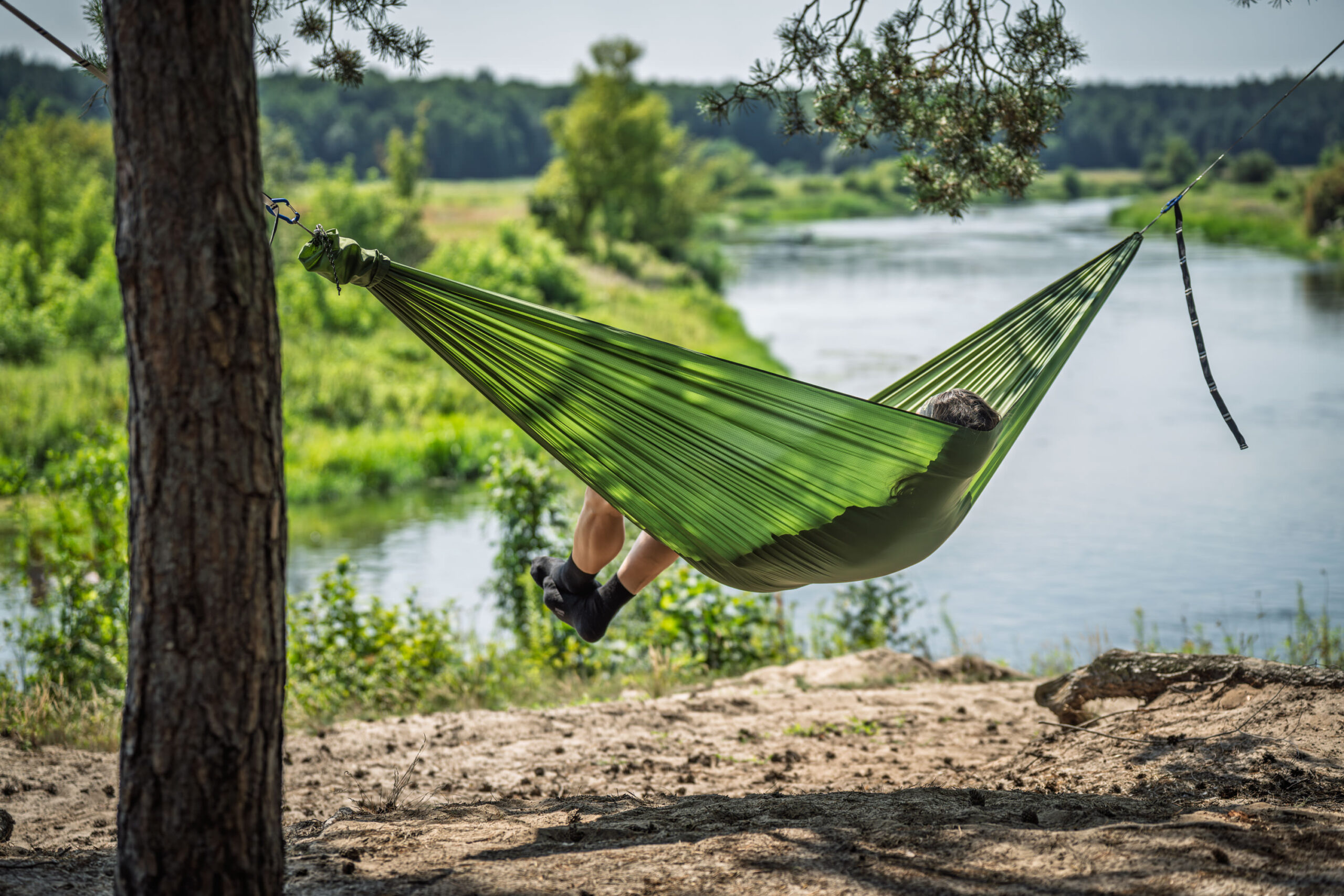 Lesovik Bystry Treetop Green hamac camping 250 kg