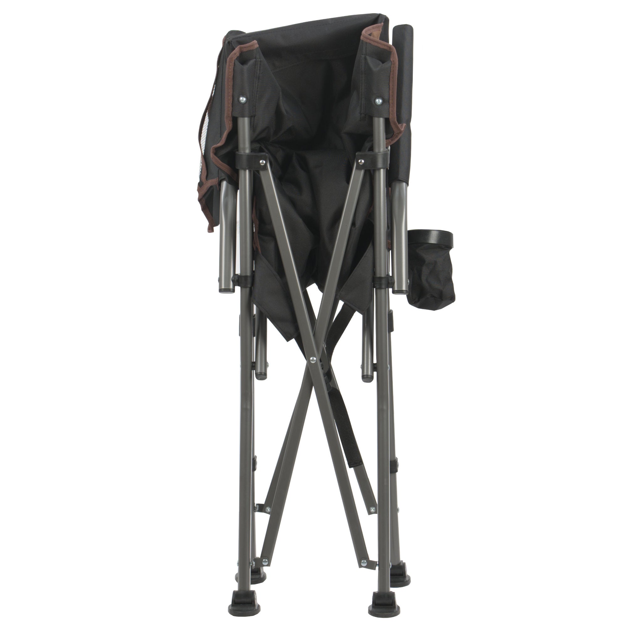 CampFeuer Angelstuhl scaun pescuit maro-negru 150 kg