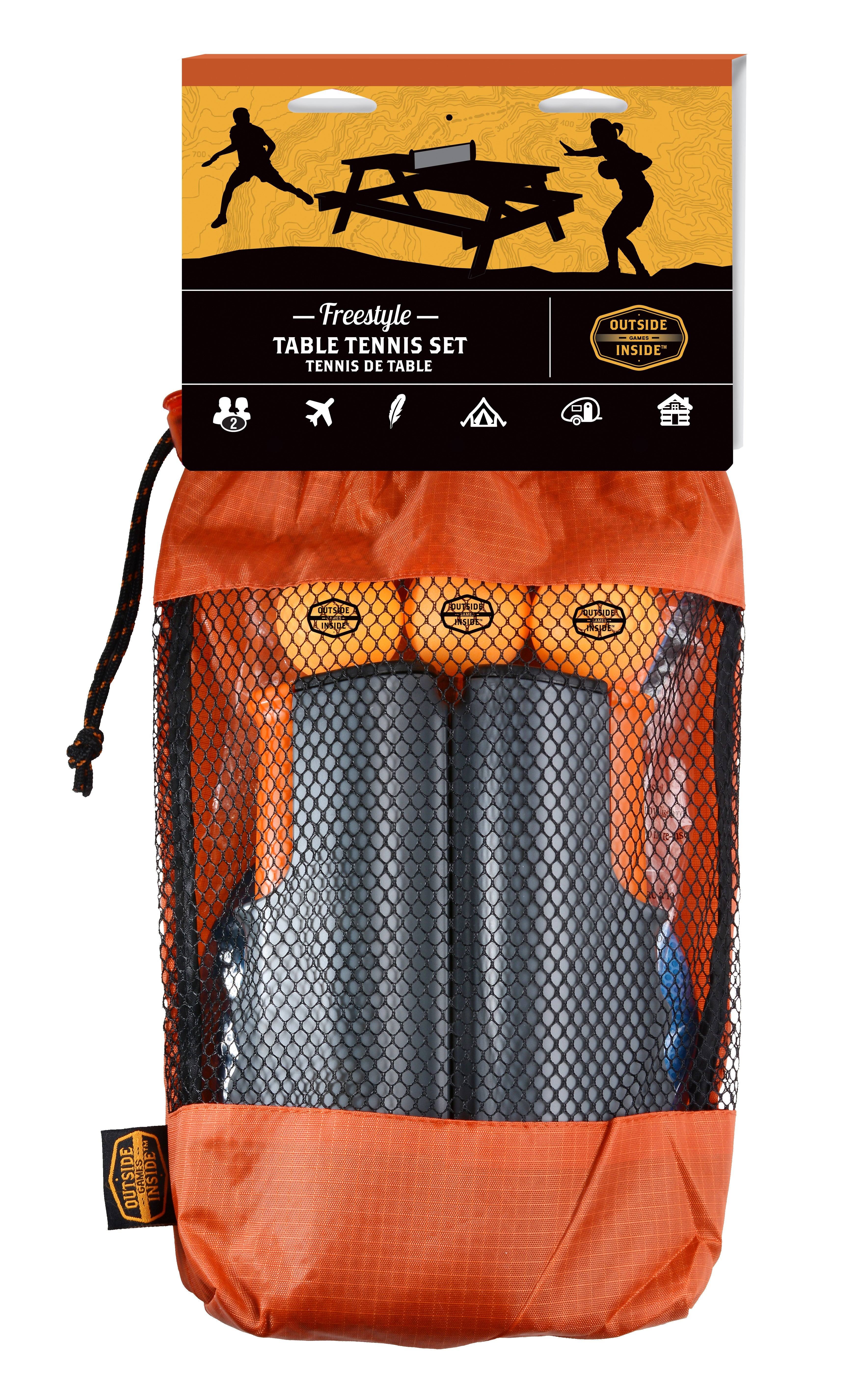GSI Outdoors Freestyle set tenis de masă portabil