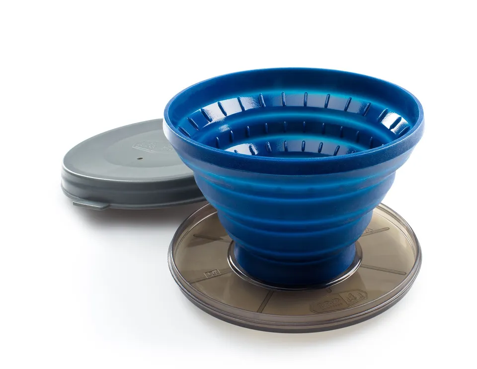GSI Outdoors JavaDrip filtru cafea pliabil albastru silicon