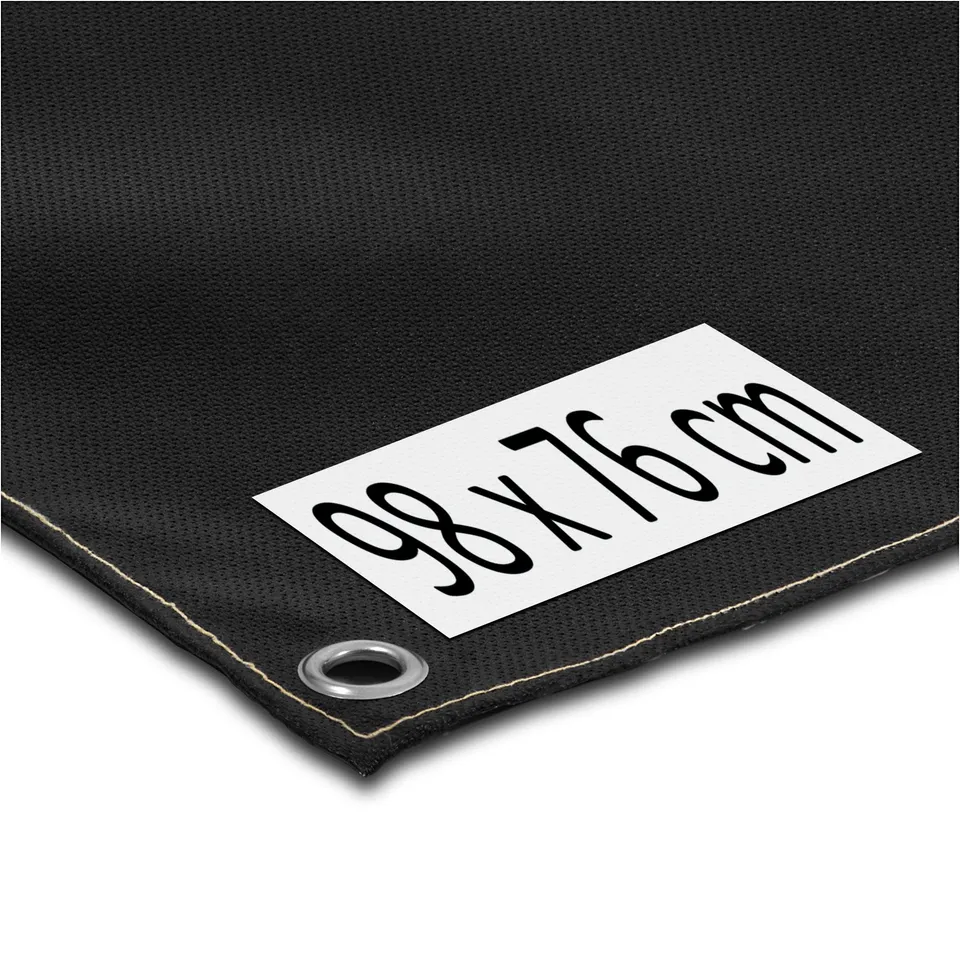 CampFeuer covoras protectie soba 98x76 cm negru
